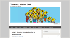 Desktop Screenshot of goodkindofgeek.com
